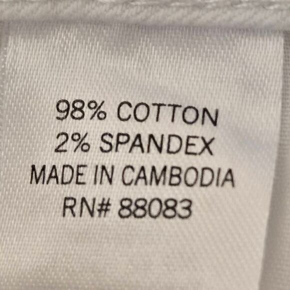 NWOT So Womens Front Slit Frayed Hem High Rise Midi Denim Skirt White Size 7/28W - Picture 7 of 11